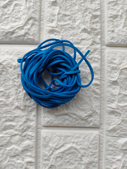 TH034-Dark Blue Leather cords