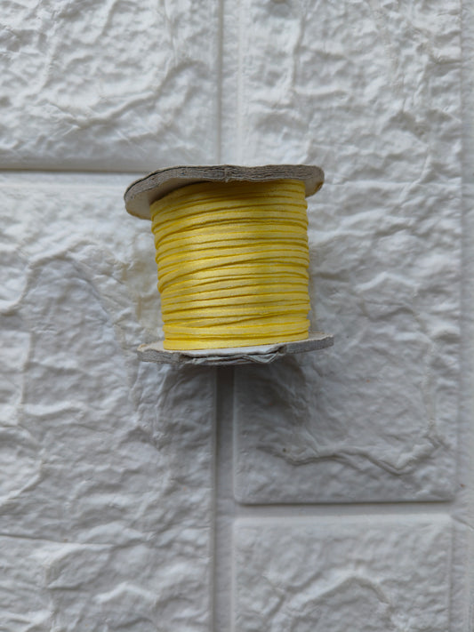 TH043-Light Yellow Satin twines