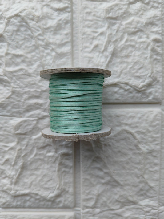 TH044-Pastel Green Satin twines