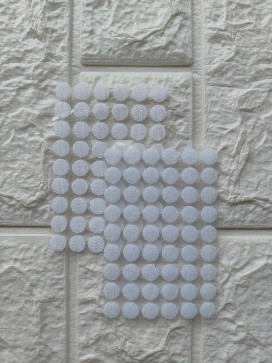 VL105-White Velcro- Small